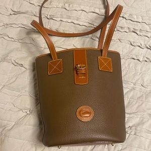 Brown Bucket Purse vintage Dooney & Bourke inspired